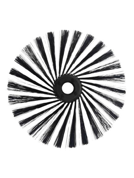 Side brush with longer bristles - anti-drop