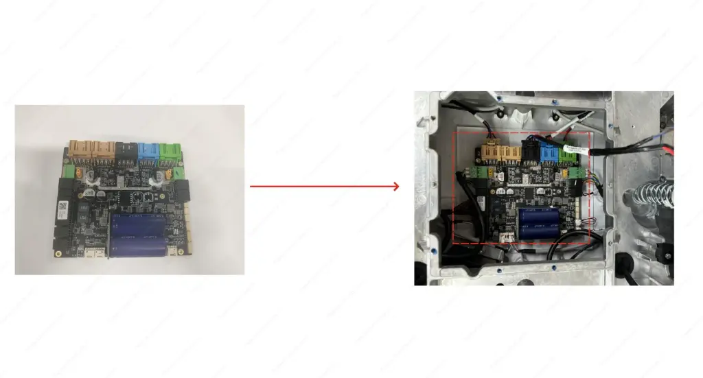 Placa inferior PCBA T300