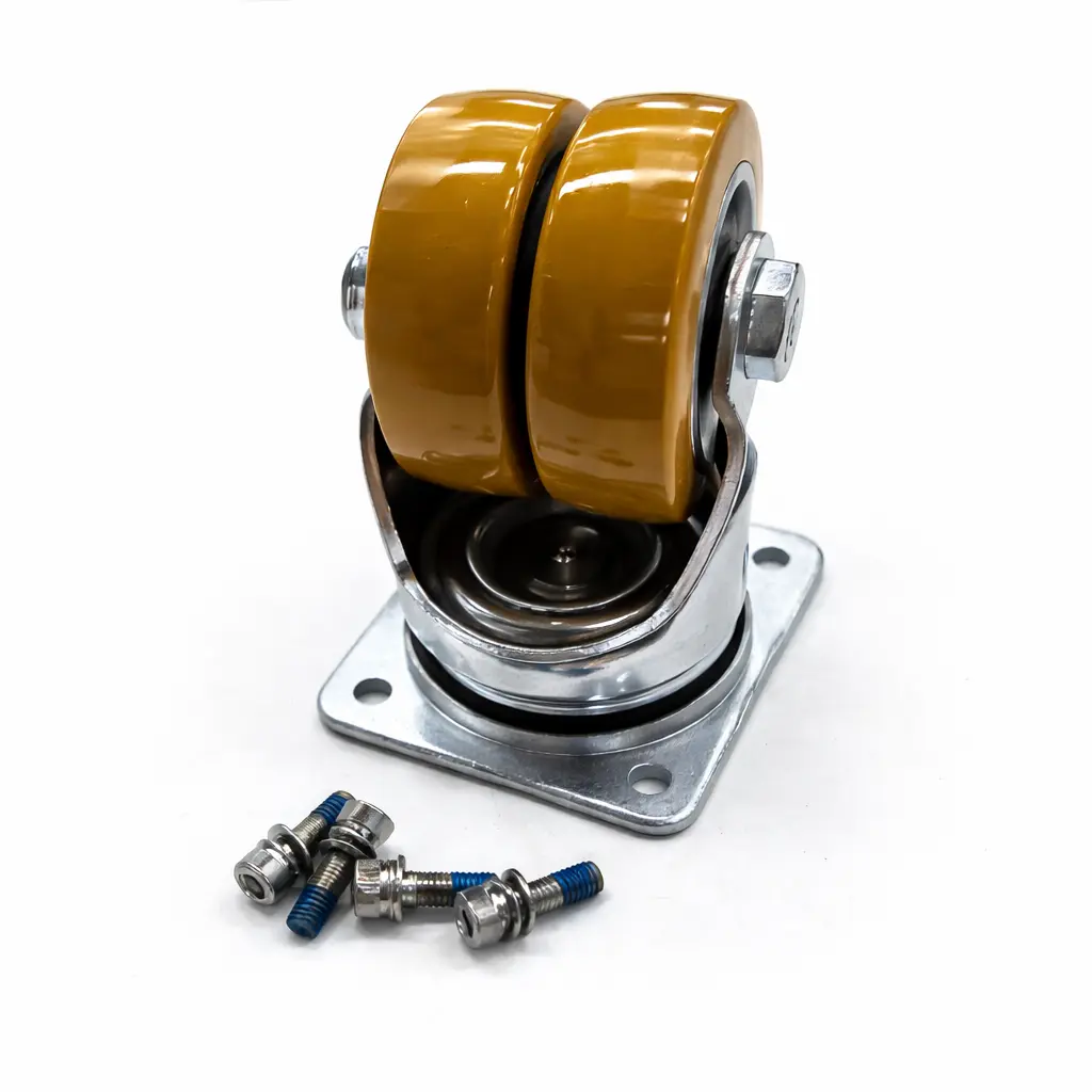 Rueda doble omni-directional conductiva 