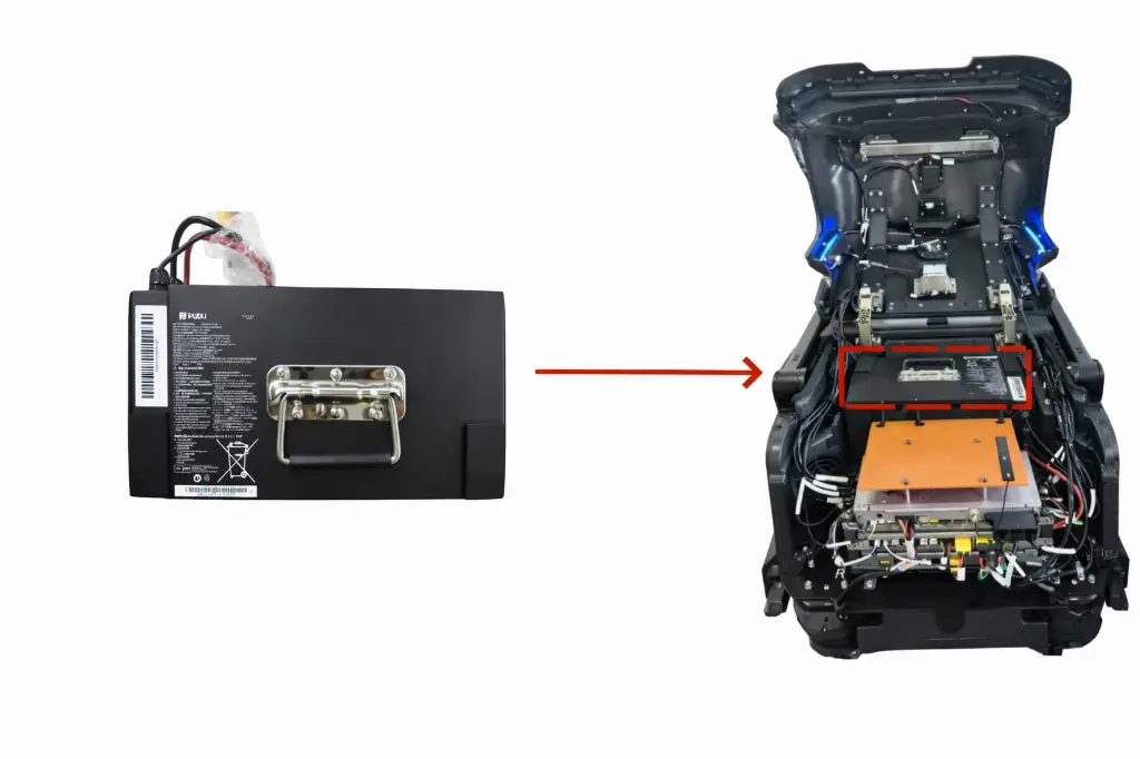 MT1 battery with Dangerous Goods Certificate