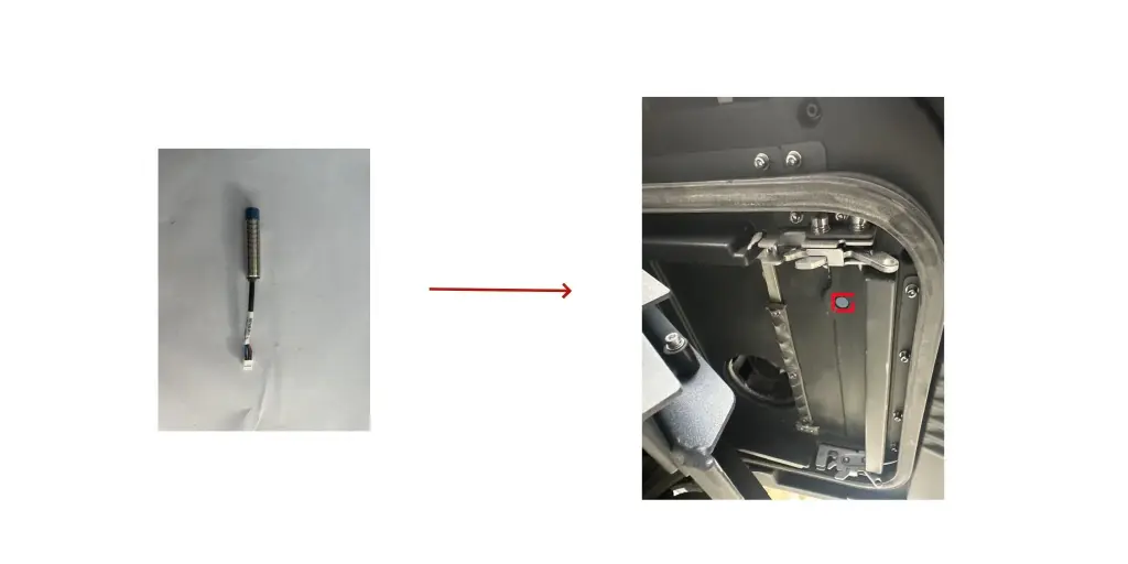 Metal proximity switch cable