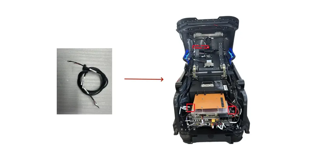 RGB camera connection cable