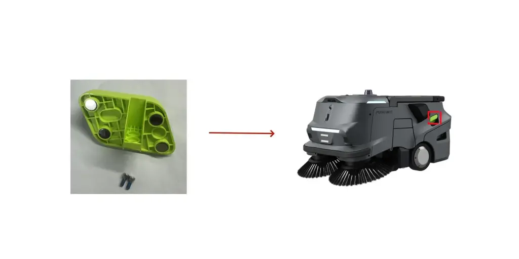 Dust removal handle module