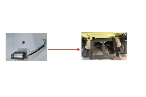 [72-096-1077] Vibrating dust removal motor