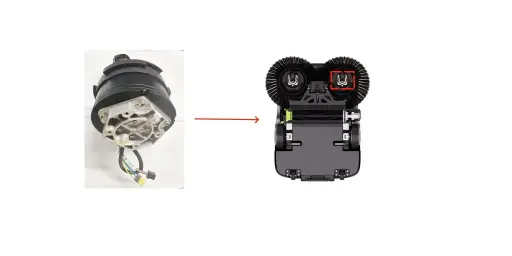 [72-096-1074] Left side brush module
